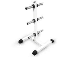 Стойка для хранения дисков Barbell МВ 1.15 на 50 мм - елочка (на 6 позиций) белый