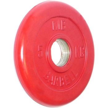Диск обрезиненный цветной BARBELL 5 кг., d51мм оптом, фото 1
