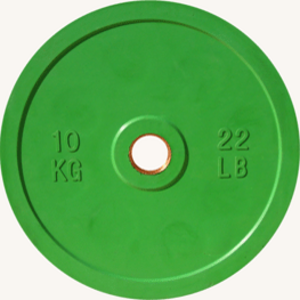 Диск JOHNS d51мм, цветной обрезиненный, 10кг оптом, фото 1