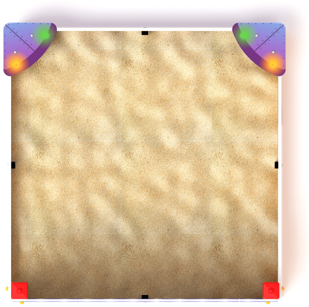 Песочница средняя с ограждением Космопорт - ИО 5.14.01-01 оптом, фото 5