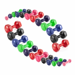 Набор гантелей винил (пары) от 0,5-10 кг VF-SET114 , фото 1