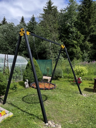 Уличные качели Рекорд W-2, перекладина 3 м оптом, фото 9