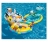 Надувной плотик круг Intex 59570 с трусами, животные 77х58 см от 3-5 лет оптом