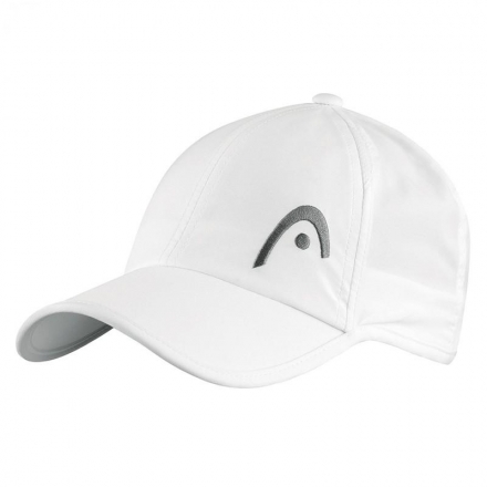 СЦ*Бейсболка спортивная HEAD Pro Player Cap, полиэстер, белая оптом, фото 1