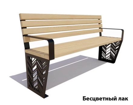Парковая скамейка Гарнизон, Сосна 1,8 м оптом, фото 1