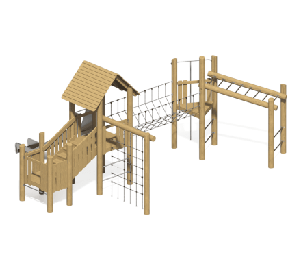 Игровой комплекс Эко ИК-234 для детской площадки оптом, фото 3