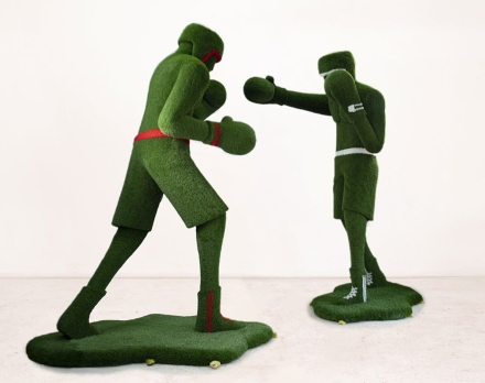 Топиари композиция Боксеры - газон Есо оптом, фото 2