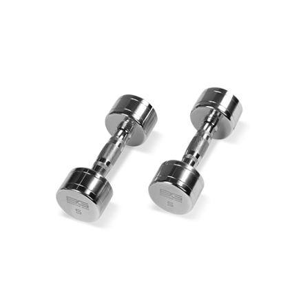 BRONZE GYM BG-PA-DB-C05 Гантель хромированная 5 кг оптом, фото 1