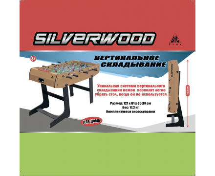 Игровой стол - футбол DFC SILVERWOOD SB-ST-07 оптом, фото 8