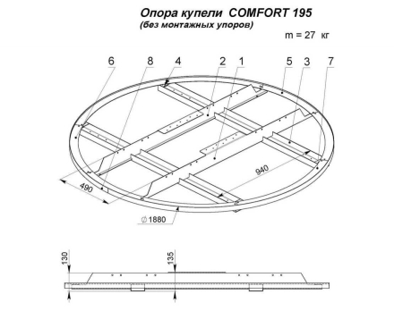 Купель COMFORT 195 COLD (термососна) оптом, фото 11