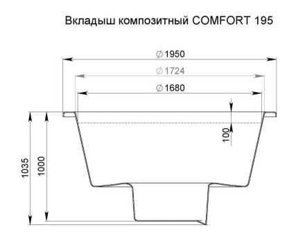 Купель COMFORT 195 COLD (термососна) оптом, фото 9