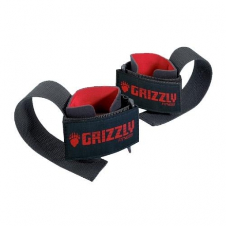 Ремни для тяги Grizzly Fitness Padded Lifting Strap 8614-04, пара оптом, фото 1