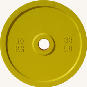 Диск JOHNS d51мм, цветной обрезиненный, 15кг оптом, фото 1