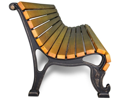 Скамейка Краснодар, Сосна 0,6 м оптом, фото 5