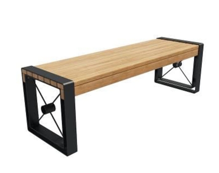 Банкетка стальная Фотела 1,8 м оптом, фото 1