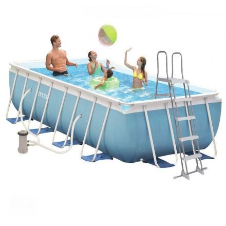 Бассейн каркасный прямоугольный INTEX &quot;PRISM FRAMETM RECTANGULAR&quot; 26788NP (400х200х100см) оптом, фото 1