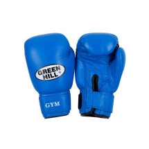Перчатки боксерские GYM синие BGG-2018 (8oz)