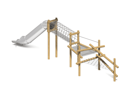 Игровой комплекс Эко Сеть ИК-219 для детской площадки оптом, фото 2
