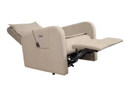 Кресло-реклайнер электрический с массажем FUJIMO E-COMFORT CHAIR Ваниль оптом, фото 9