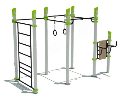 Гимнастический комплекс ГК-039-3 для спортивных площадок оптом, фото 1