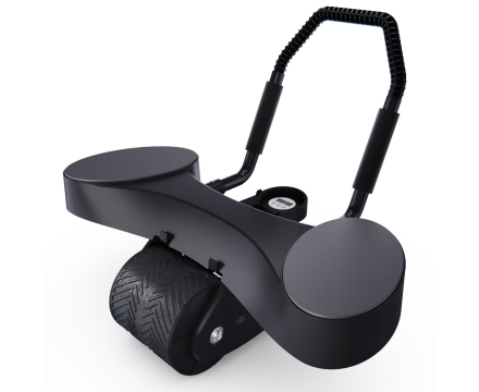 Тренажёр для пресса AB Roller SND чёрный с ковриком 45 х 30 x 3.5 cм оптом, фото 1