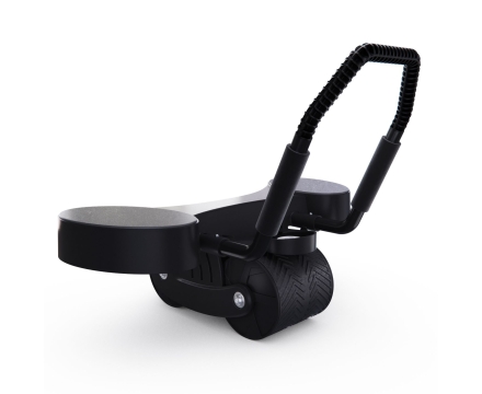 Тренажёр для пресса AB Roller SND чёрный с ковриком 45 х 30 x 3.5 cм оптом, фото 5
