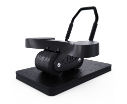Тренажёр для пресса AB Roller SND чёрный с ковриком 45 х 30 x 3.5 cм, фото 2