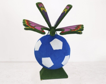 Топиари композиция Бабочка на футбольном мяче - газон Есо оптом, фото 2