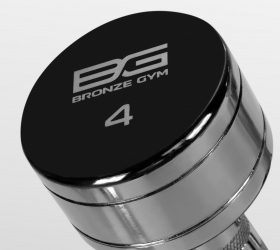 BRONZE GYM BG-PA-DB-C04 Гантель хромированная 4 кг оптом, фото 5