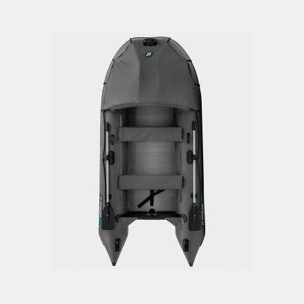Gladiator C 330 AL ACTIVE Темно-серый моторная лодка ПВХ Алюминиевый пайол оптом, фото 3