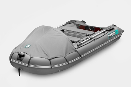 Gladiator C 330 AL ACTIVE Темно-серый моторная лодка ПВХ Алюминиевый пайол оптом, фото 1