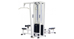 3-х позиционная станция с одинарной блочной рамкой (грузоблок) белый Barbell МВ 36953 