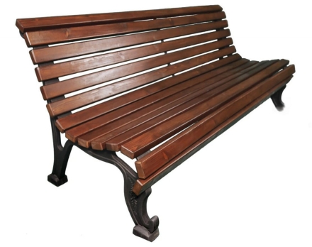 Скамейка Краснодар, Сосна 1,2 м оптом, фото 2