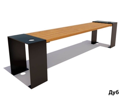 Парковая скамейка Красногорск, Сосна 0,6 м оптом, фото 4