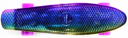 Пластиковый скейтборд-круизер Hubster Cruiser 22&quot; Metallic Multicolor оптом, фото 3