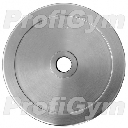 Диск хромированный «ProfiGym» 25 кг посадочный диаметр 31 мм ДТХ-25/31  оптом, фото 1