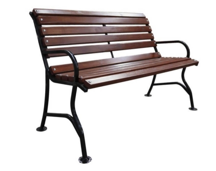 Парковая скамейка Самара, Лиственница 1,2 м оптом, фото 1