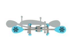 Качели балансир Мороз для детской площадки, фото 2 Качели балансир Мороз для детской площадки, фото 2