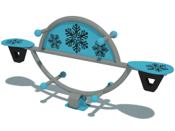 Качели балансир Мороз для детской площадки, фото 1 Качели балансир Мороз для детской площадки, фото 1