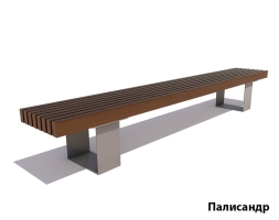 Скамейка садовая Ростов Лиственница 2,5 м, фото 1