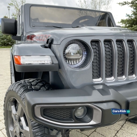 Электромобиль Jeep Rubicon 6768R серый оптом, фото 8