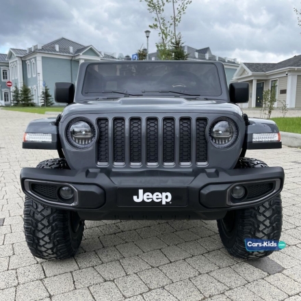 Электромобиль Jeep Rubicon 6768R серый оптом, фото 4
