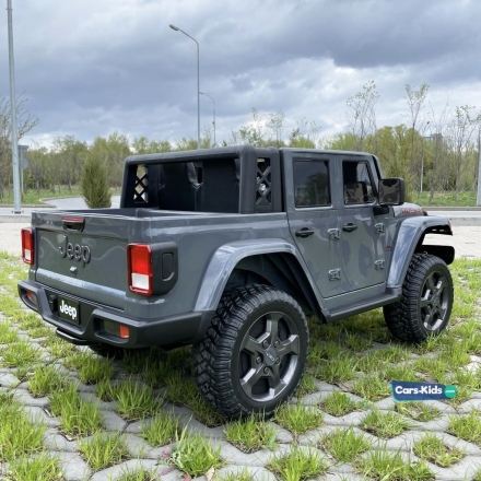 Электромобиль Jeep Rubicon 6768R серый оптом, фото 3