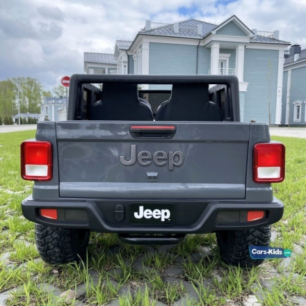Электромобиль Jeep Rubicon 6768R серый оптом, фото 5