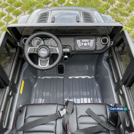 Электромобиль Jeep Rubicon 6768R серый оптом, фото 2