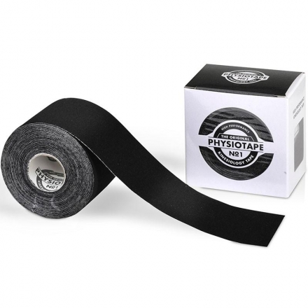 Тейп кинезиологический PhysioTape No.1 Black, 5 см x 5 м, арт. 161100, черный оптом, фото 1
