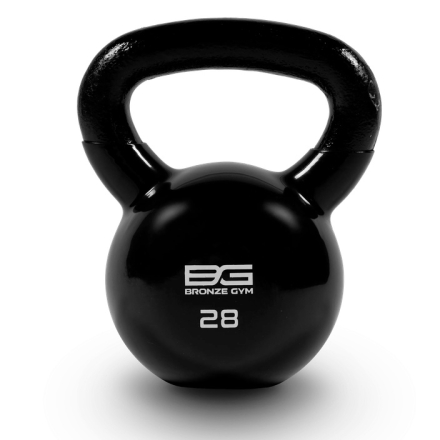 Гиря BRONZE GYM в виниловой оболочке 28 кг оптом, фото 1