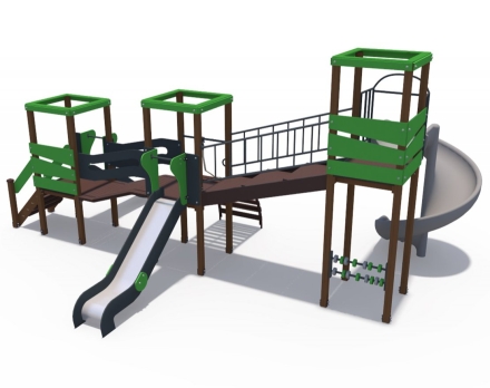 Игровой комплекс Геометрия Н-1200 и Н-2000 ДИО 09020 оптом, фото 2