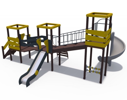 Игровой комплекс Геометрия Н-1200 и Н-2000 ДИО 09020 оптом, фото 6