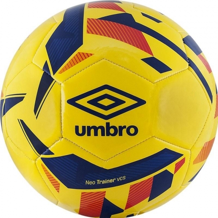 Мяч футбольный любительский &quot;UMBRO Neo Trainer&quot;, р.5, желто-сине-оранжево-красный  оптом, фото 1